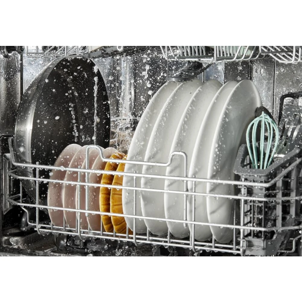 44 dBA ADA Compliant Dishwasher Flush with Cabinets with 3rd Rack WDT550SAPB