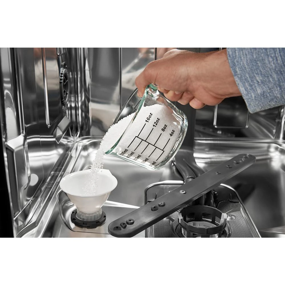 44 dBA ADA Compliant Dishwasher Flush with Cabinets with 3rd Rack WDT550SAPB