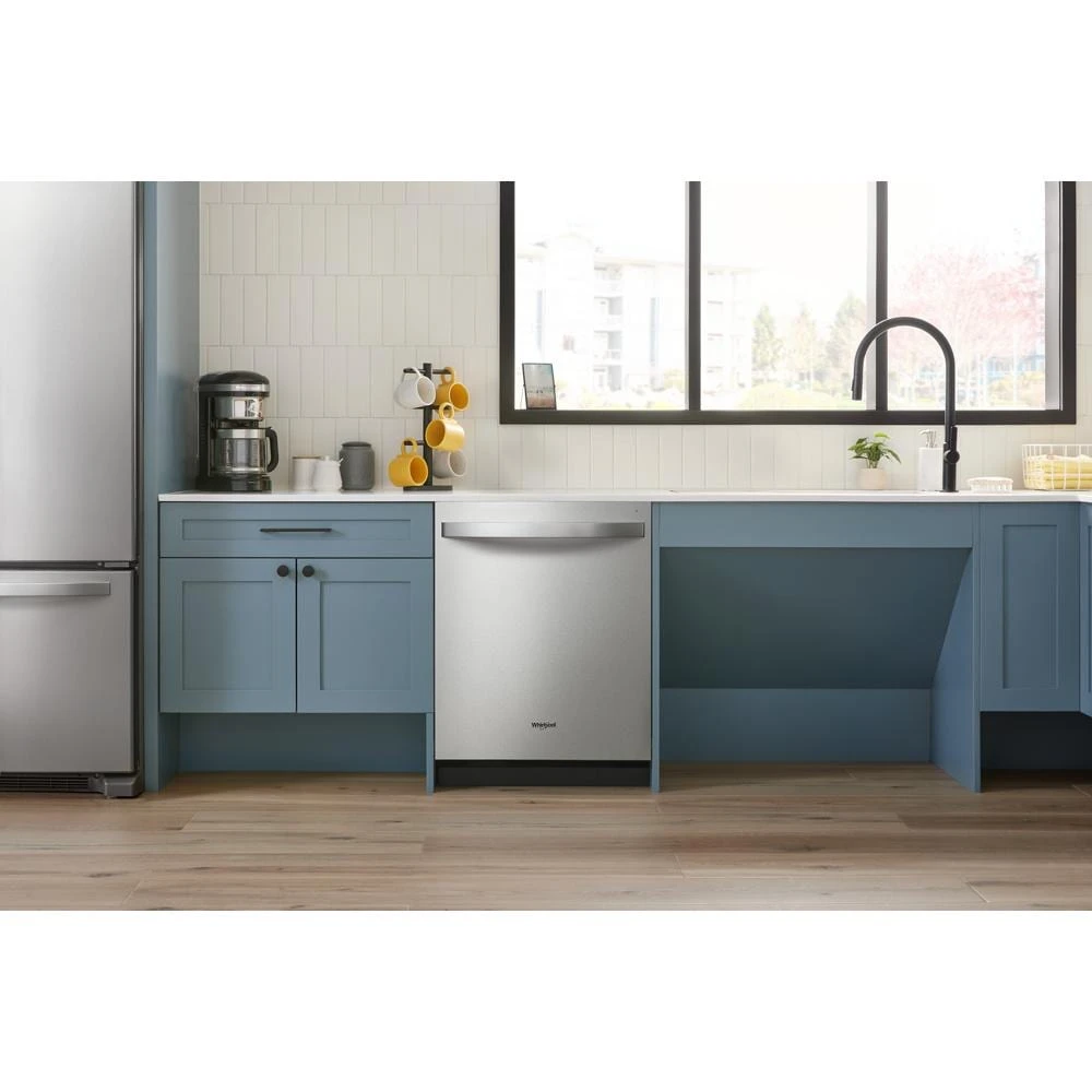 44 dBA ADA Compliant Dishwasher Flush with Cabinets with 3rd Rack WDT550SAPZ