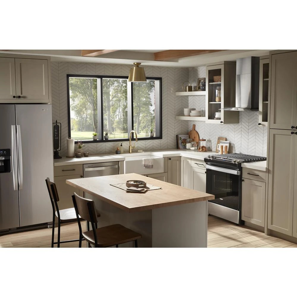 24” Stainless Steel Dishwasher with AI Intelligent Wash and Tall Top Rack WDT740SALZ