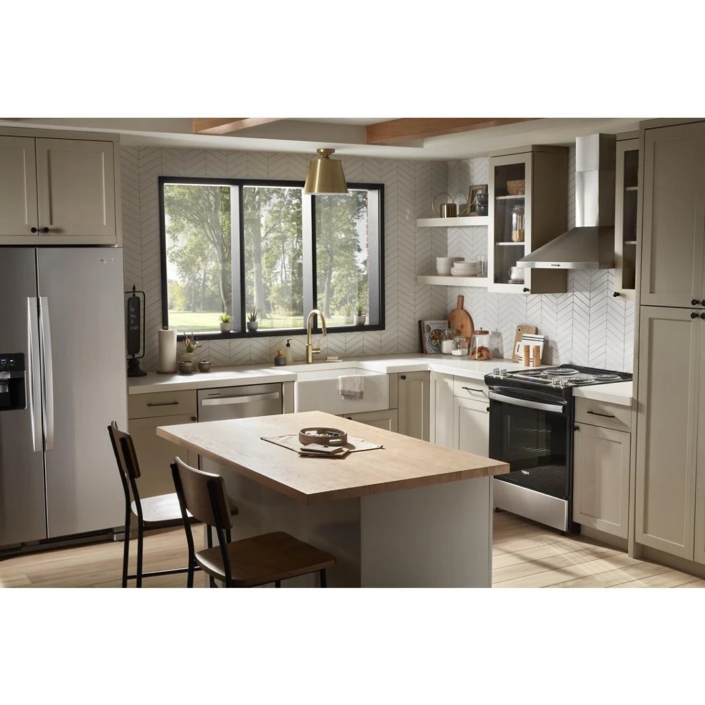 24” Stainless Steel Dishwasher with AI Intelligent Wash and Tall Top Rack WDT740SALZ