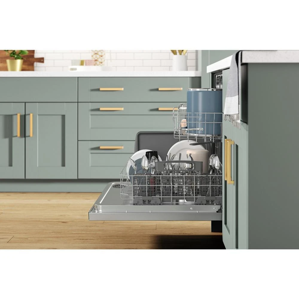 24” Stainless Steel Dishwasher with AI Intelligent Wash and Tall Top Rack WDT740SALZ