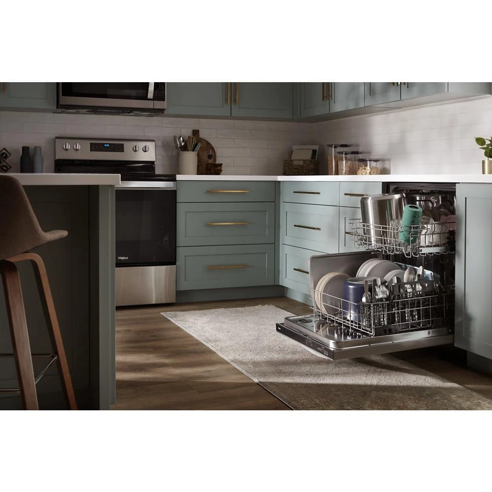 24” Stainless Steel Dishwasher with AI Intelligent Wash and Tall Top Rack WDT740SALZ