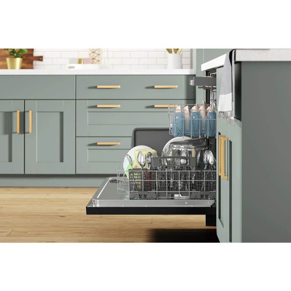 24” Stainless Steel Dishwasher with AI Intelligent Wash - 47 dBA WDT750SAKB