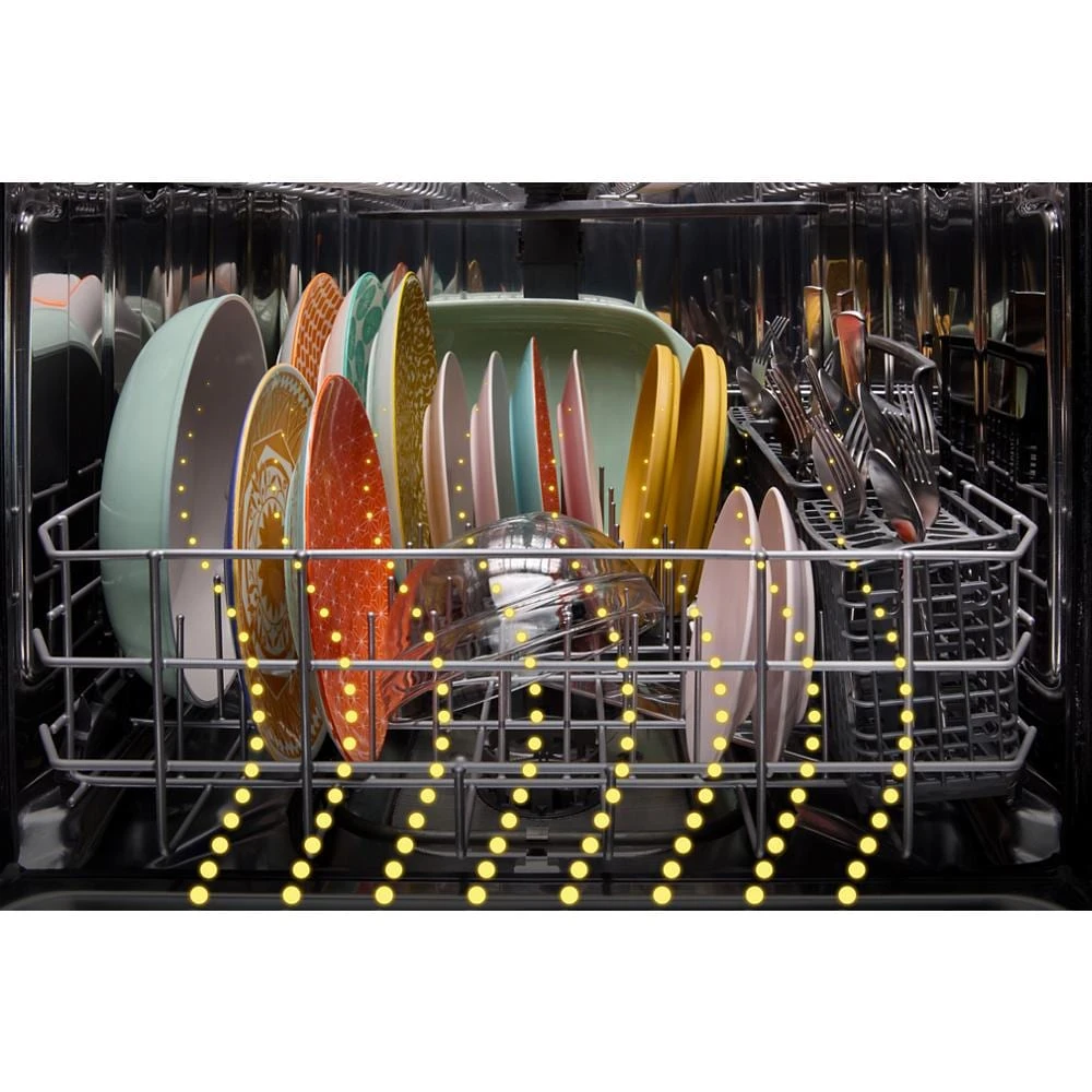 24” Stainless Steel Dishwasher with AI Intelligent Wash - 47 dBA WDT750SAKV