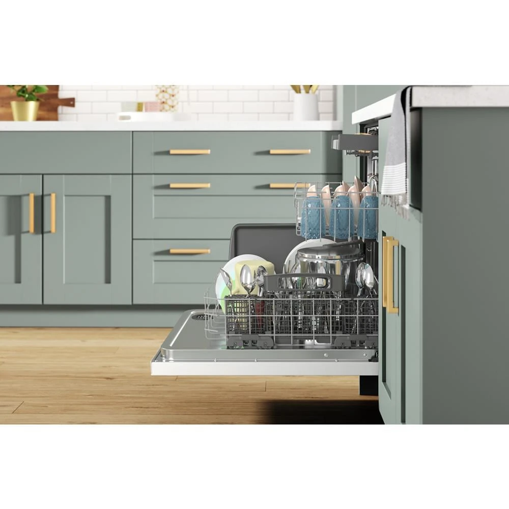 24” Stainless Steel Dishwasher with AI Intelligent Wash - 47 dBA WDT750SAKW