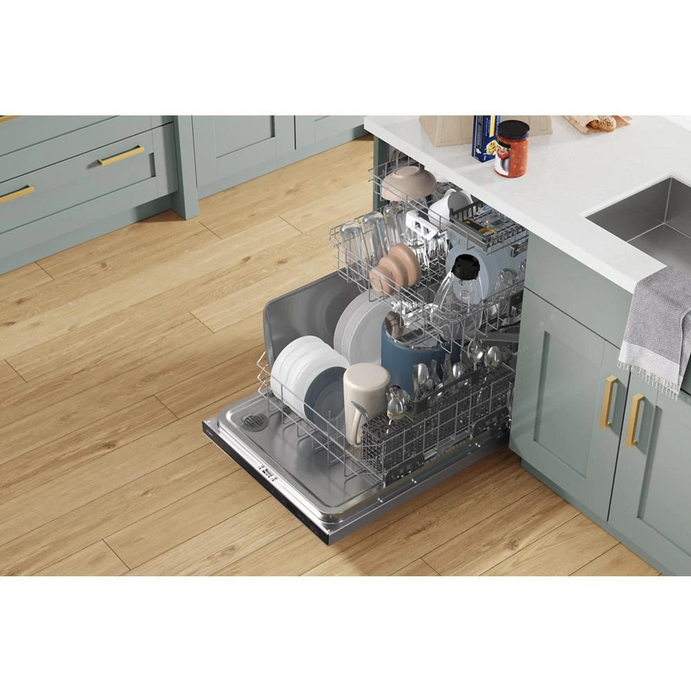 Fingerprint Resistant Dishwasher with 3rd Rack & Large Capacity WDT970SAKZ