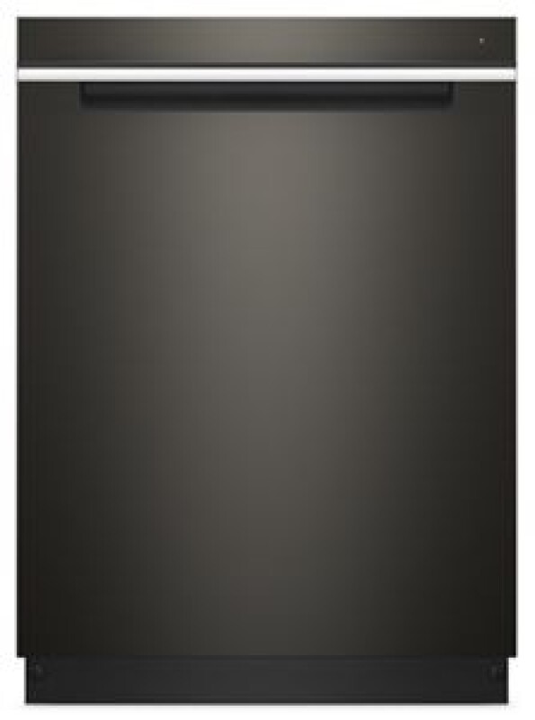 Whirlpool Stainless Steel Tub Pocket Handle Dishwasher with TotalCoverage Spray Arm Fingerprint Resistant Black Stainless WDTA50SAHV Picture 1