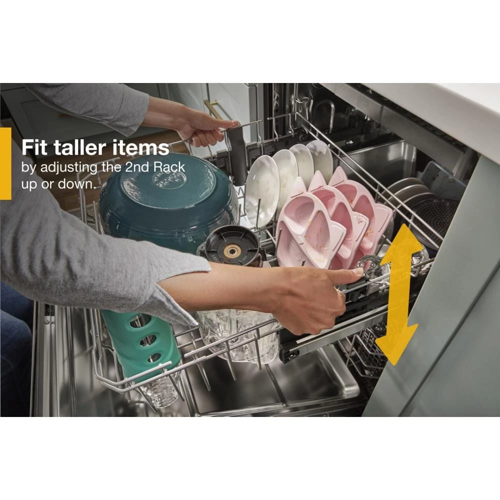 Large Capacity Dishwasher with 3rd Rack WDTA50SAKT