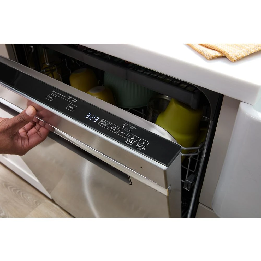 24” Stainless Steel Dishwasher with AI Intelligent Wash - 47 dBA WDTA50SAKW