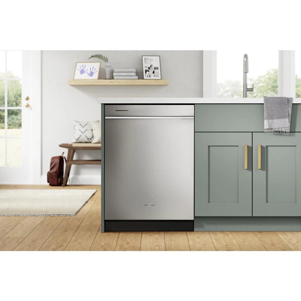 Fingerprint Resistant Quiet Dishwasher with 3rd Rack & Large Capacity WDTA80SAKZ