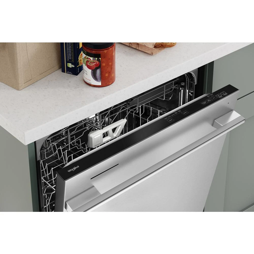 Fingerprint Resistant Quiet Dishwasher with 3rd Rack & Large Capacity WDTA80SAKZ