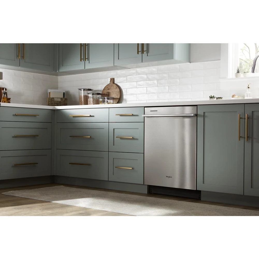 Fingerprint Resistant Quiet Dishwasher with 3rd Rack & Large Capacity WDTA80SAKZ