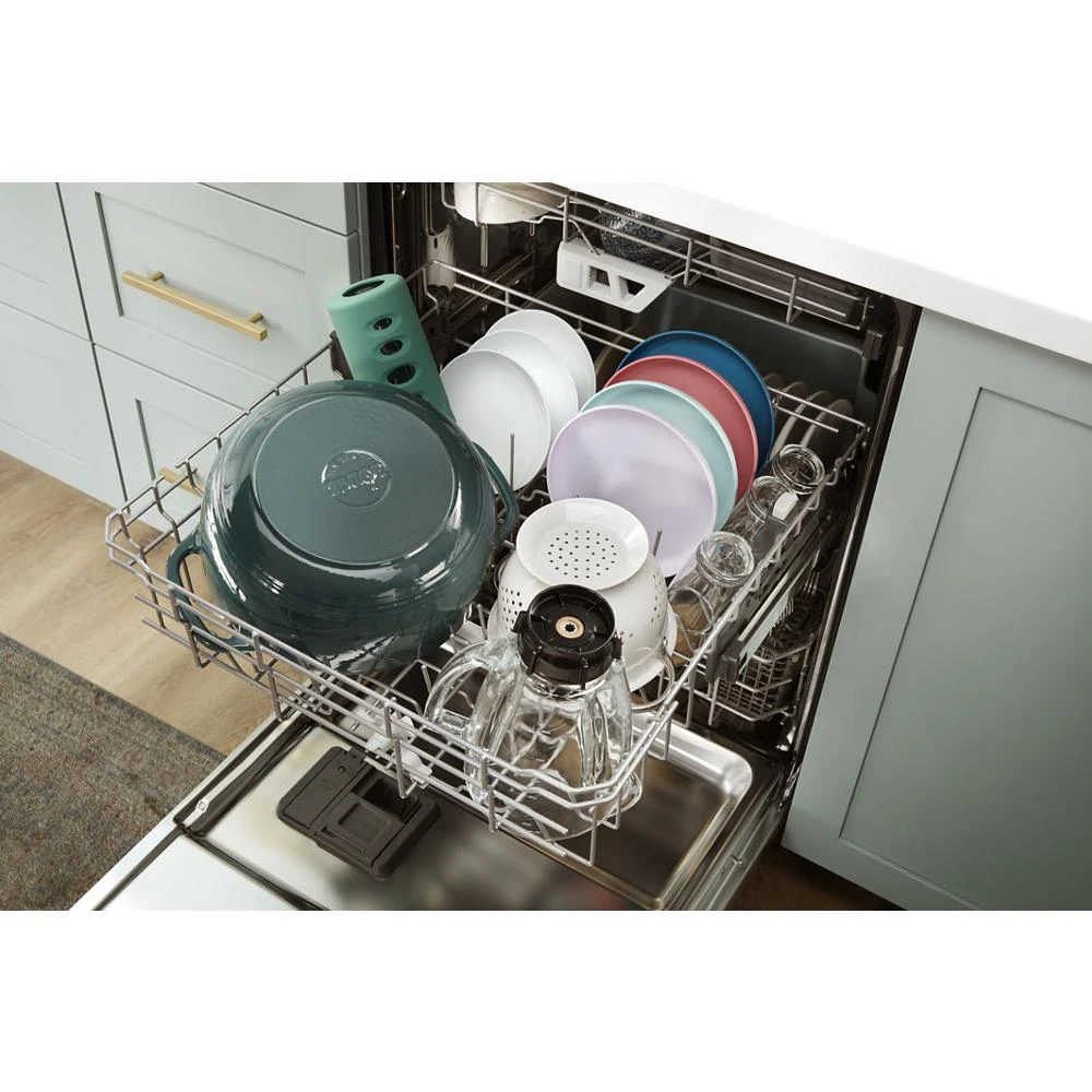 Fingerprint Resistant Quiet Dishwasher with 3rd Rack & Large Capacity WDTA80SAKZ