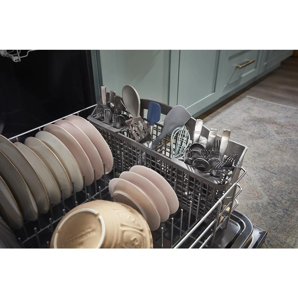 Eco Series Quiet Dishwasher with a washing 3rd Rack & Water Repellent Silverware Basket WDTS7024RZ