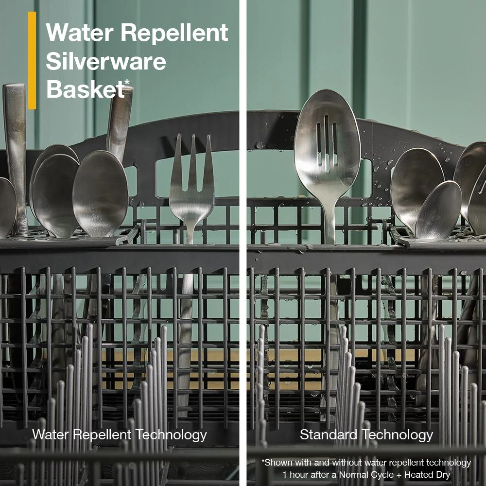 Eco Series Quiet Dishwasher with a washing 3rd Rack & Water Repellent Silverware Basket WDTS7024RZ