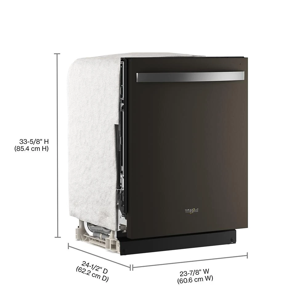 24-Inch Top Control Dishwasher with Total Coverage Wash and Auto Open Air Dry in Fingerprint Resistant Stainless Steel WDTS8024SV