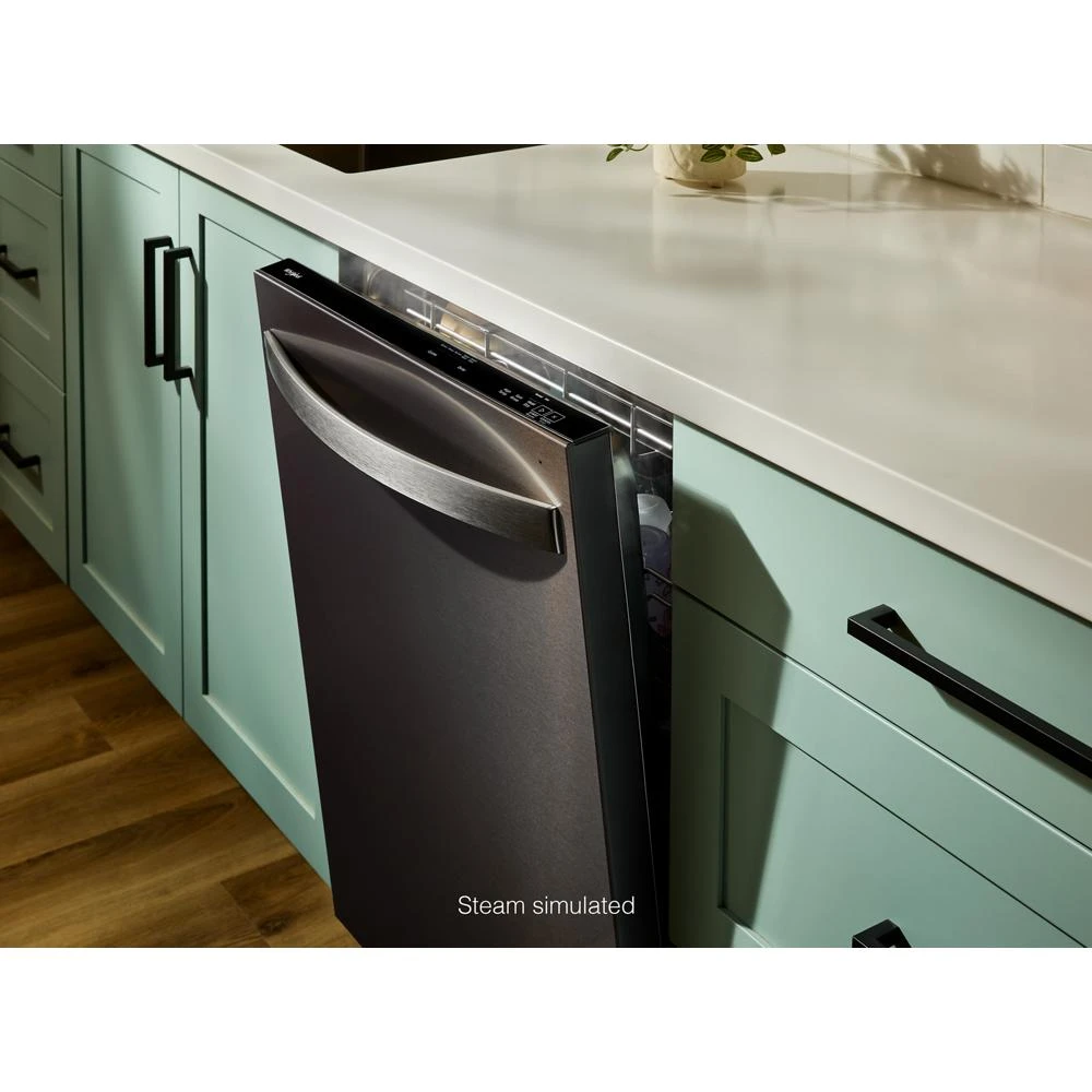 24-Inch Top Control Dishwasher with Total Coverage Wash and Auto Open Air Dry in Fingerprint Resistant Stainless Steel WDTS8024SV