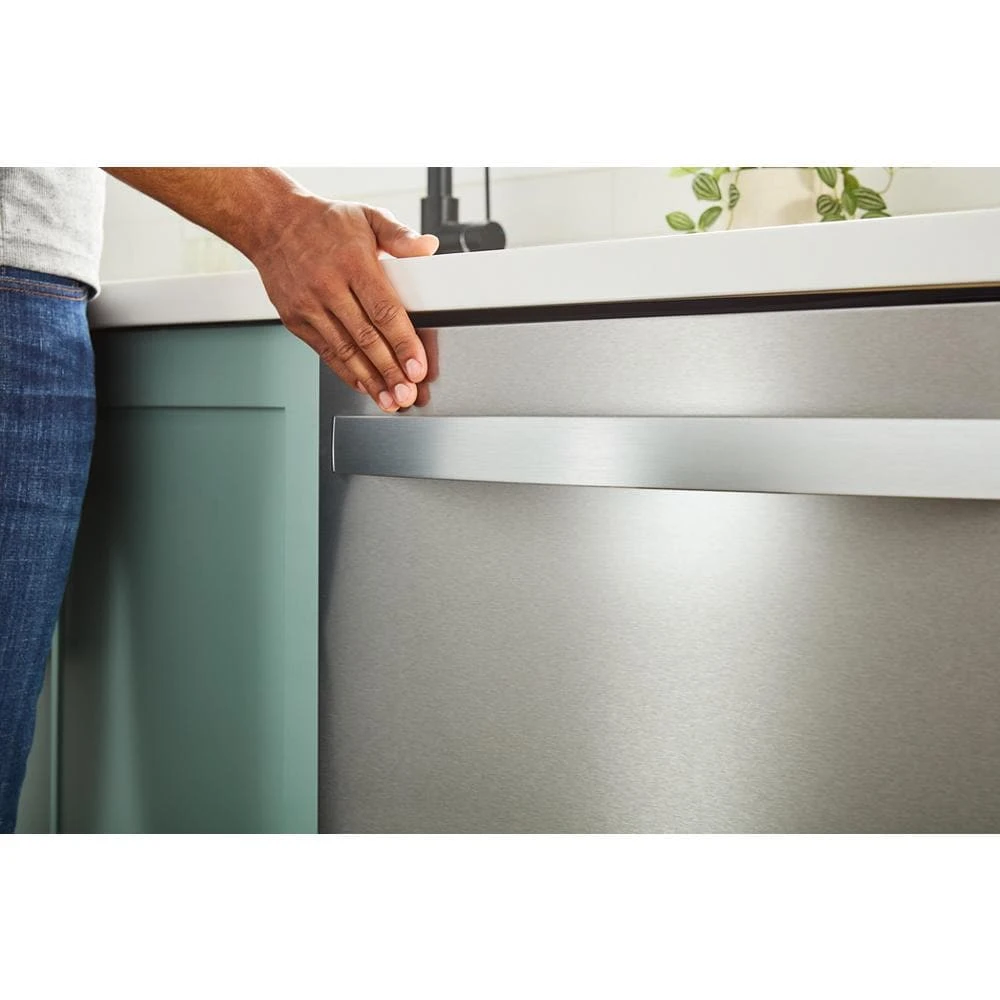 24-Inch Top Control Dishwasher with Total Coverage Wash and Auto Open Air Dry in Fingerprint Resistant Stainless Steel WDTS8024SV