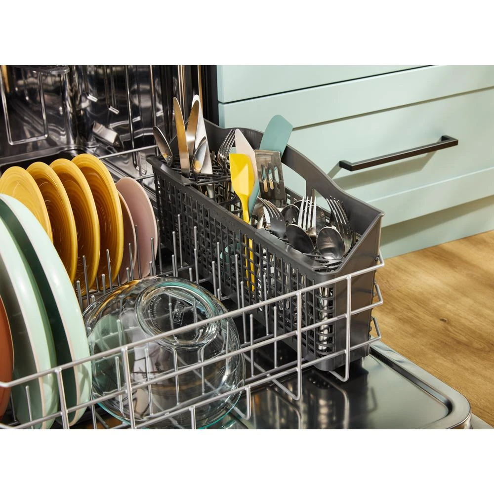 24-Inch Top Control Dishwasher with Total Coverage Wash and Auto Open Air Dry in Fingerprint Resistant Stainless Steel WDTS8024SV