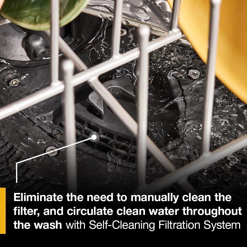 24-Inch Top Control Dishwasher with Total Coverage Wash and Auto Open Air Dry in Fingerprint Resistant Stainless Steel WDTS8024SV