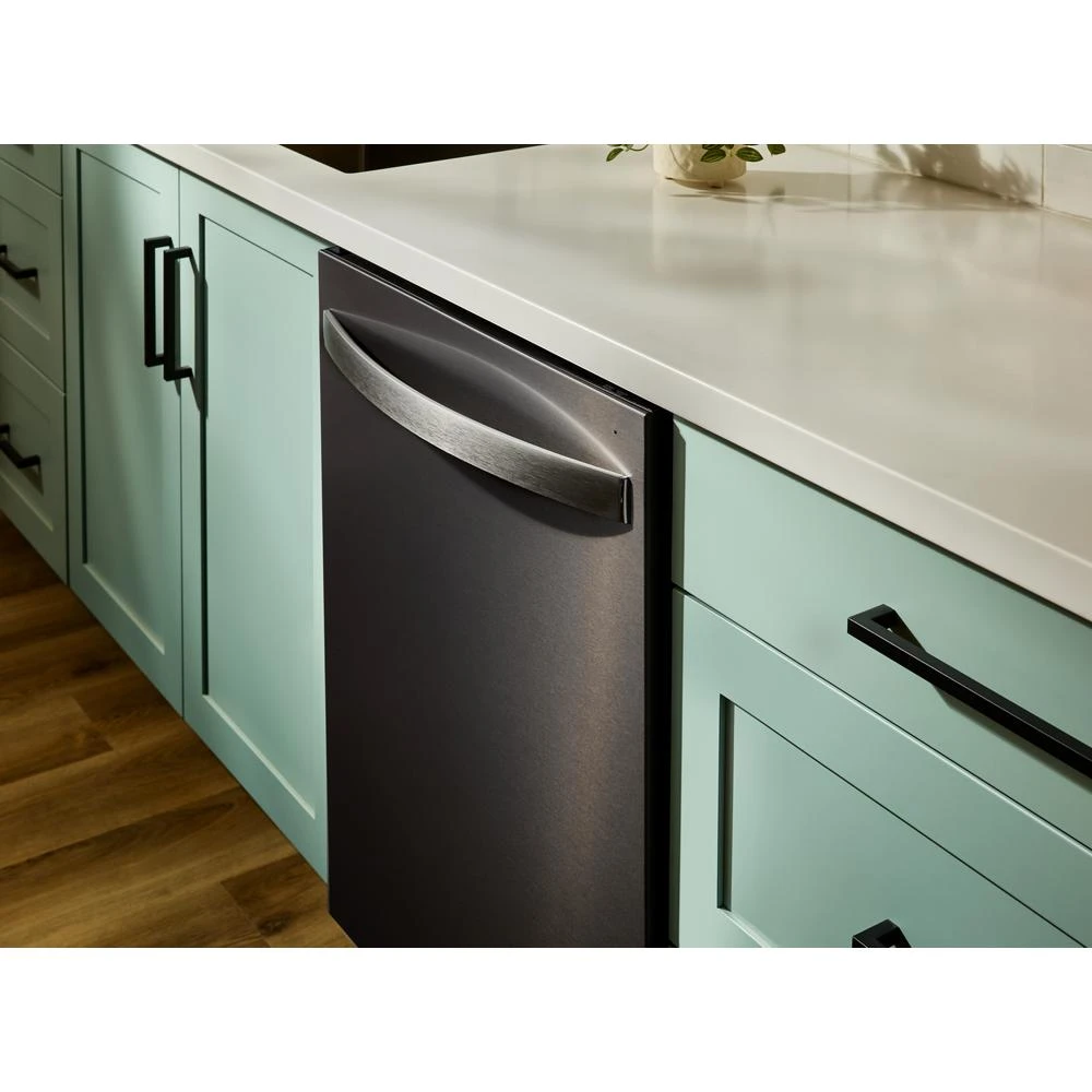 24-Inch Top Control Dishwasher with Total Coverage Wash and Auto Open Air Dry in Fingerprint Resistant Stainless Steel WDTS8024SV