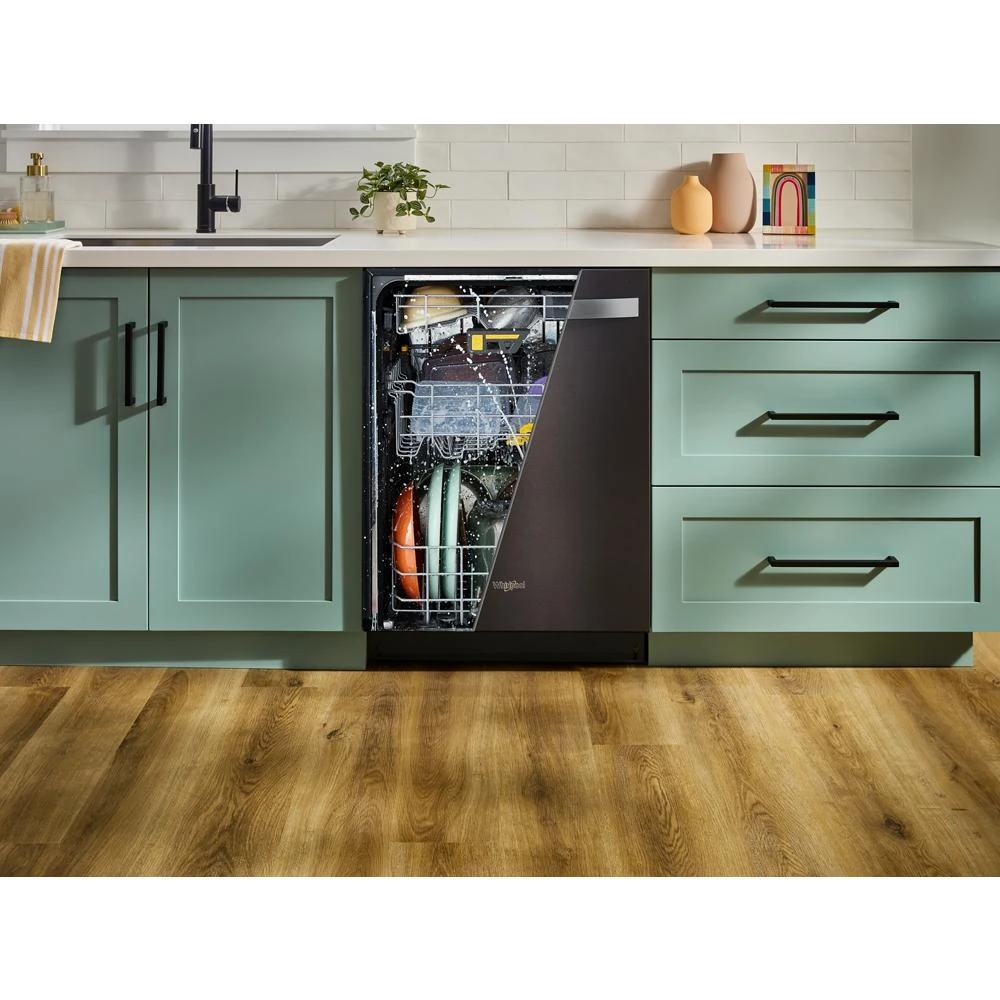 24-Inch Top Control Dishwasher with Total Coverage Wash and Auto Open Air Dry in Fingerprint Resistant Stainless Steel WDTS8024SV