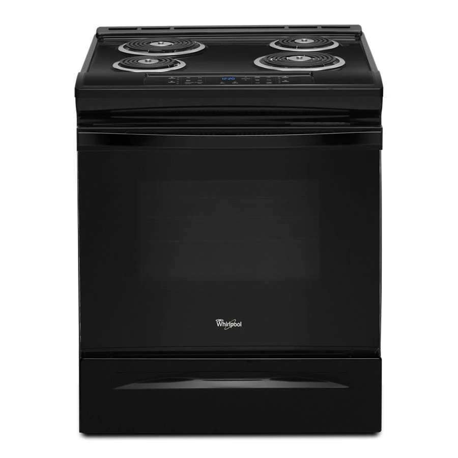 4.8 cu. ft. Guided Electric Front Control Coil Range WEC310S0FB