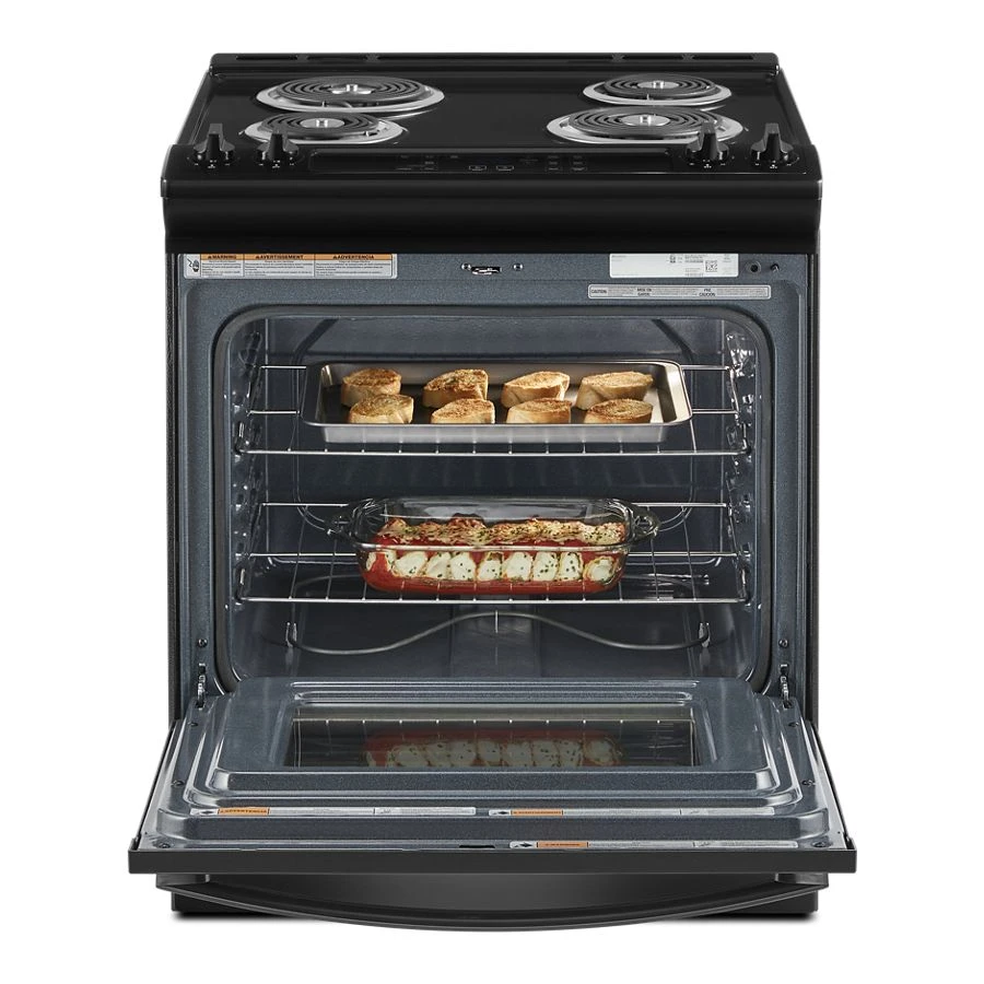 4.8 Cu. Ft. Electric Range with Frozen Bake™ Technology WEC310S0LB