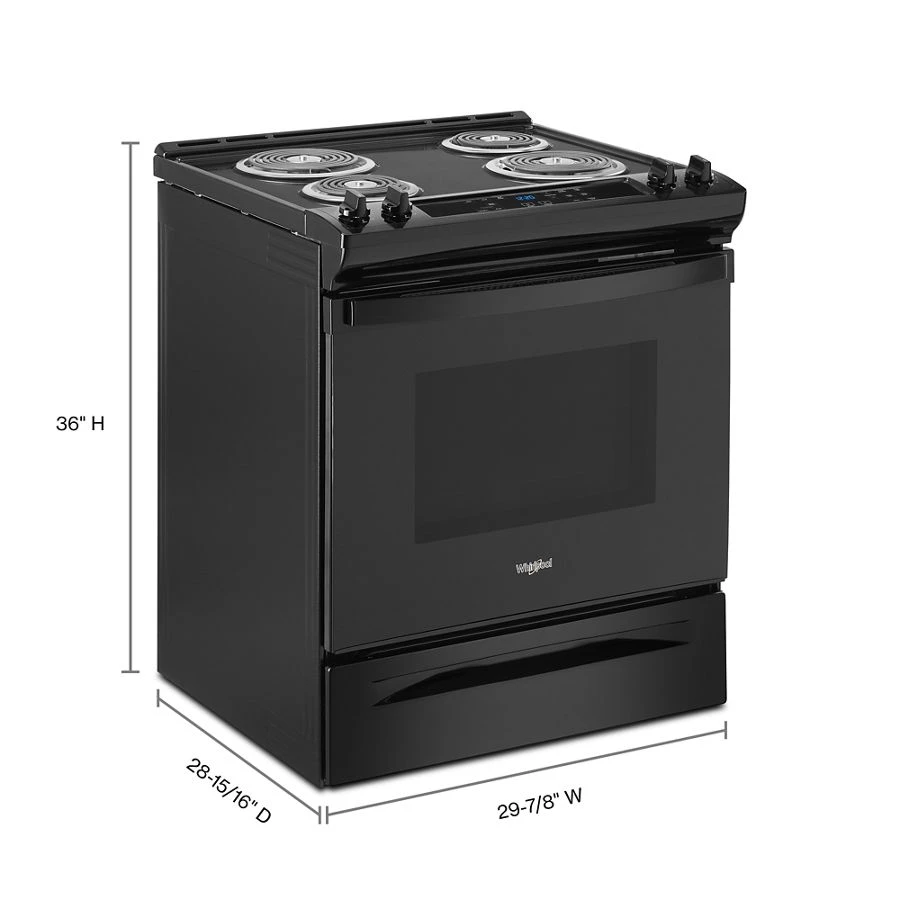 4.8 Cu. Ft. Electric Range with Frozen Bake™ Technology WEC310S0LB