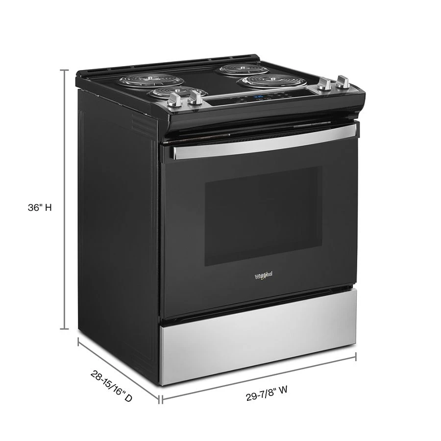 4.8 Cu. Ft. Electric Range with Frozen Bake™ Technology WEC310S0LS