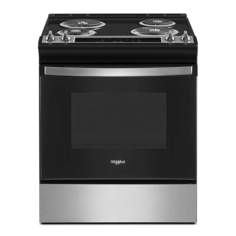 Whirlpool 4.8 Cu. Ft. Whirlpool® Electric Range with Frozen Bake™ Technology Stainless Steel WEC310S0LS Picture 1