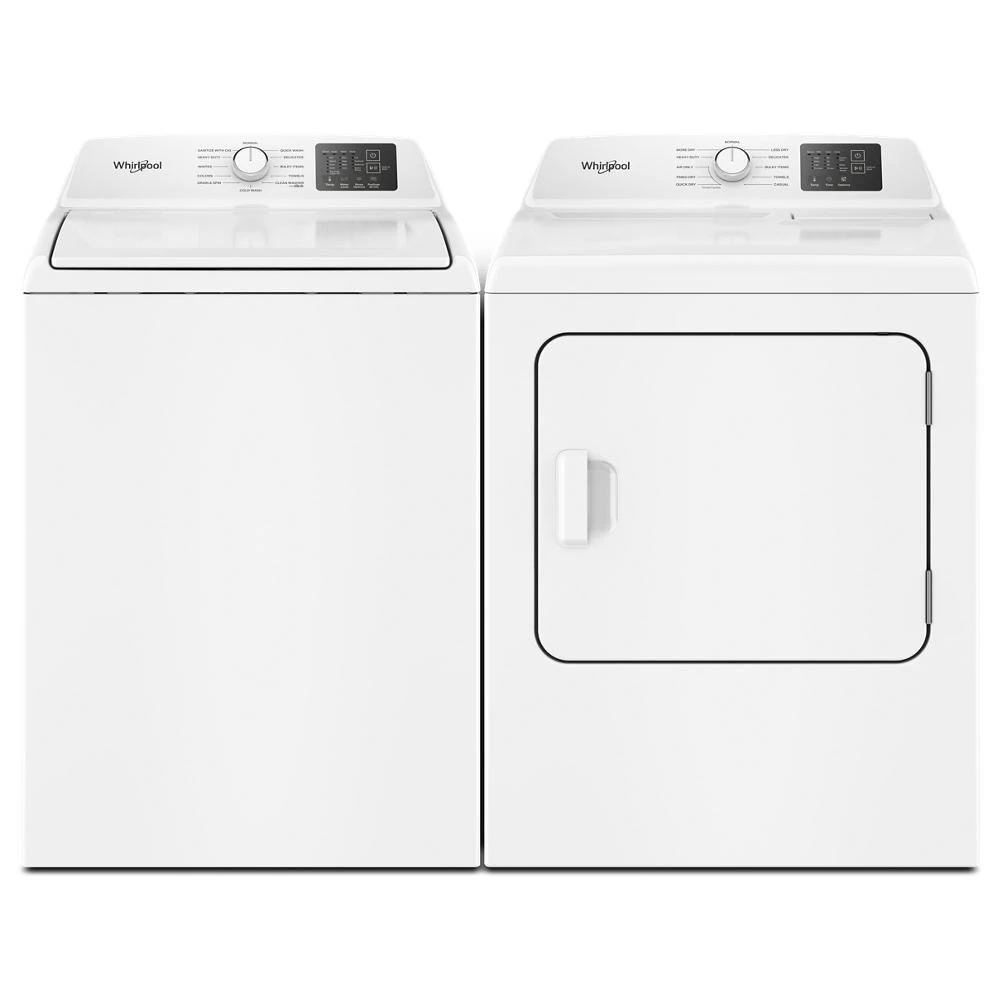 7.0 cu. ft. Electric Dryer with Adaptive Dry - Vented Top Load Matching WED4105SW