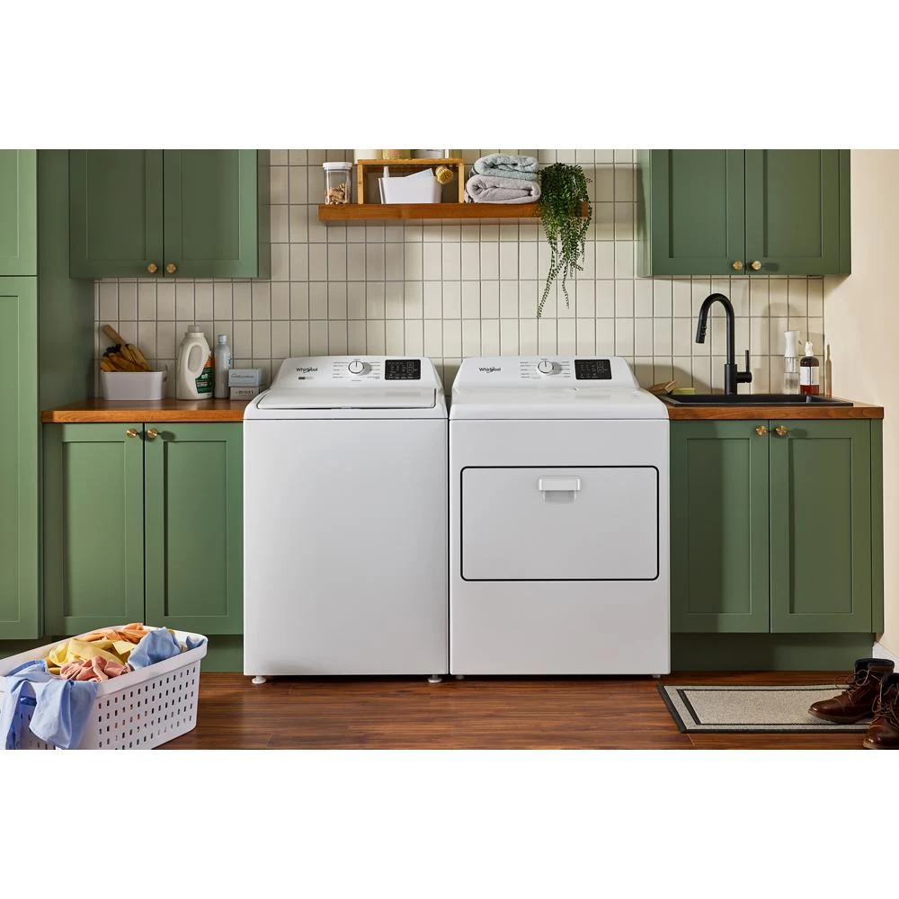 7.0 cu. ft. Electric Dryer with Adaptive Dry - Vented Top Load Matching WED4105SW