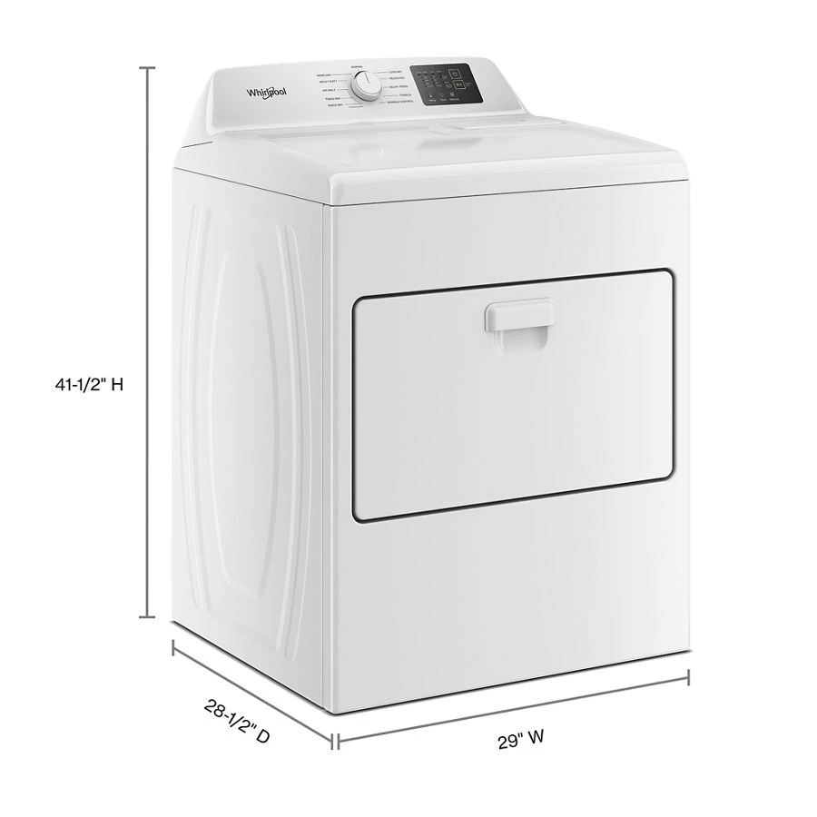 7.0 Cu. Ft. Top Load Electric Dryer WED4307SW