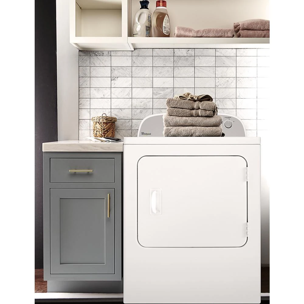 7.0 cu.ft Top Load Electric Dryer with AutoDry™ WED4815EW