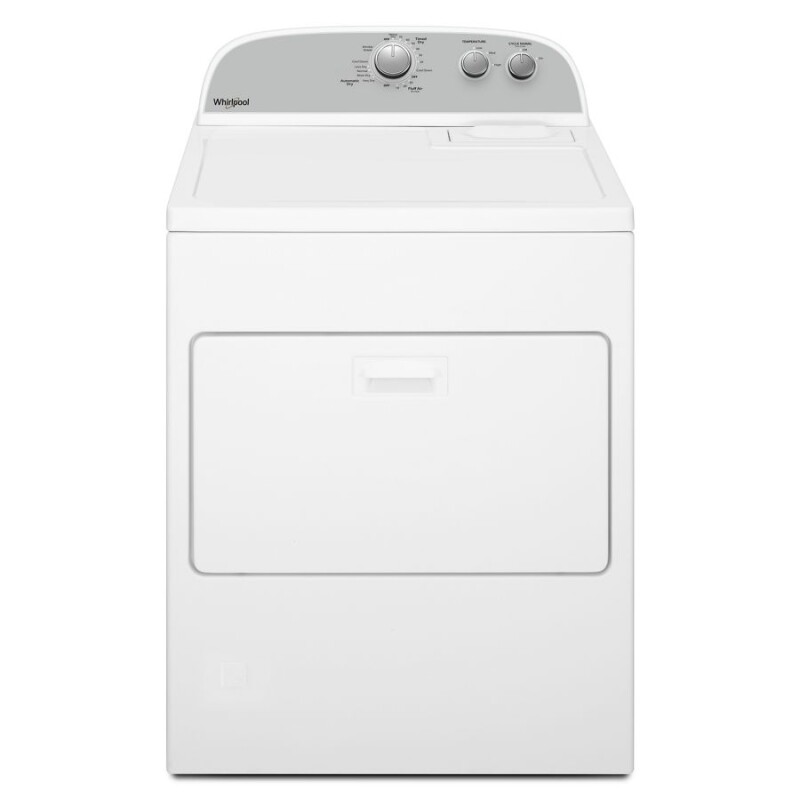 Whirlpool 7.0 cu. Ft. Front Load Electric Dryer with AutoDry Drying System White WED4950HW Picture 1
