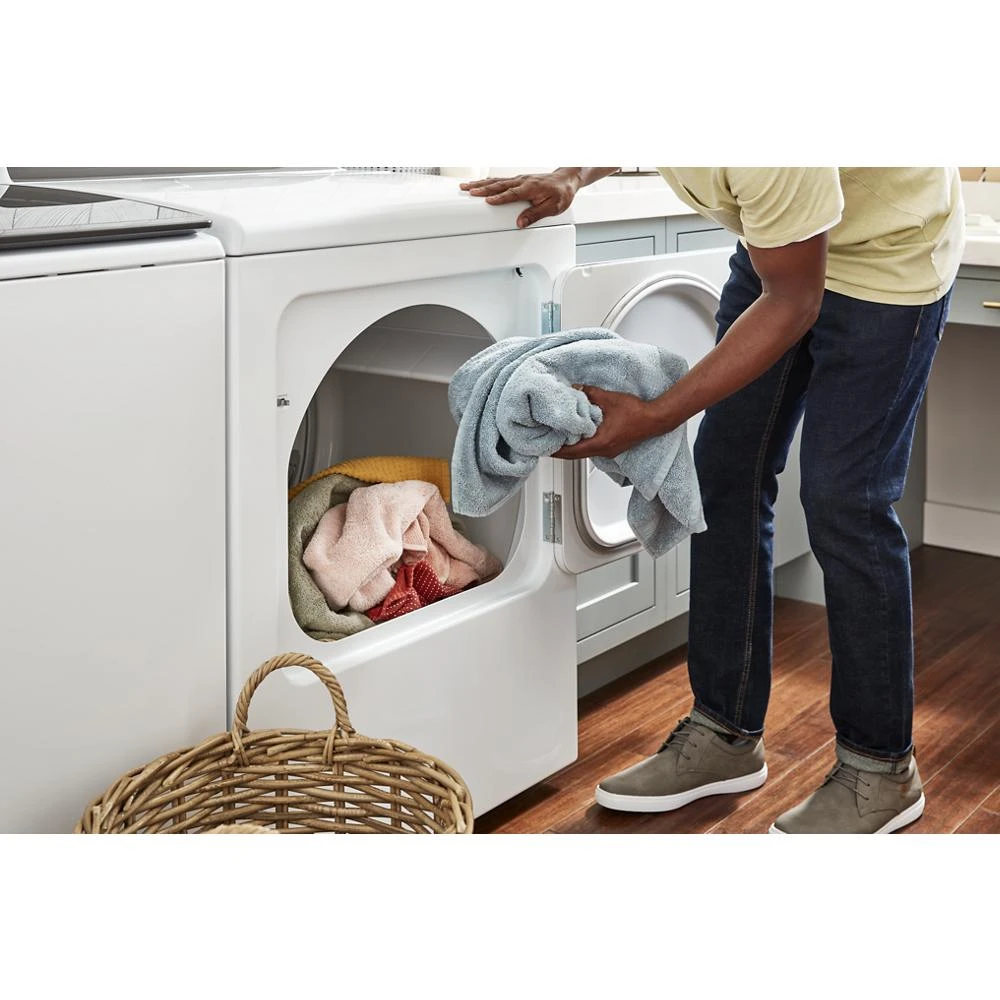 7.0 Cu. Ft. Long Vent Electric Moisture Sensing Dryer WED500CMW