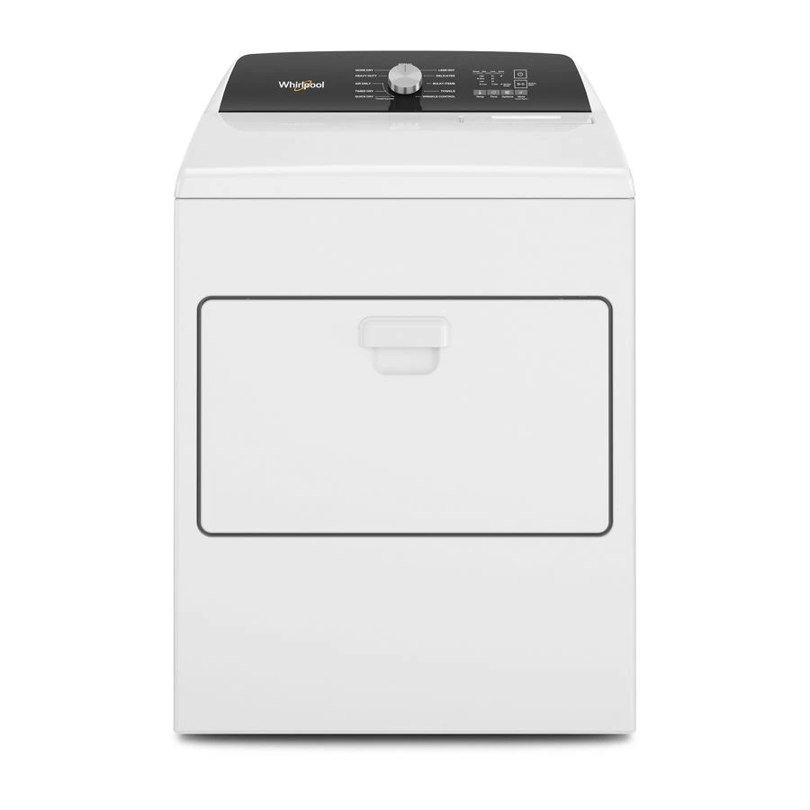 7.0 Cu. Ft. Top Load Electric Moisture Sensing Dryer WED5010LW