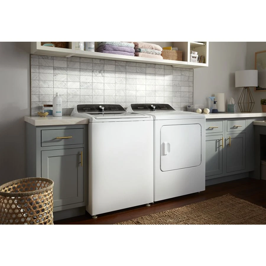 7.0 Cu. Ft. Top Load Electric Moisture Sensing Dryer with Steam WED5050LW