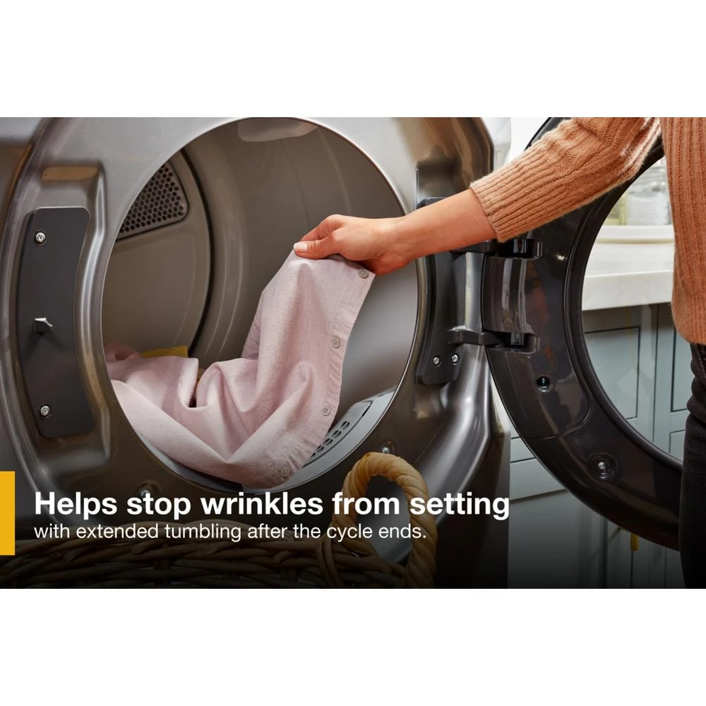 7.4 Cu. Ft. Electric Wrinkle Shield Dryer WED5605MC