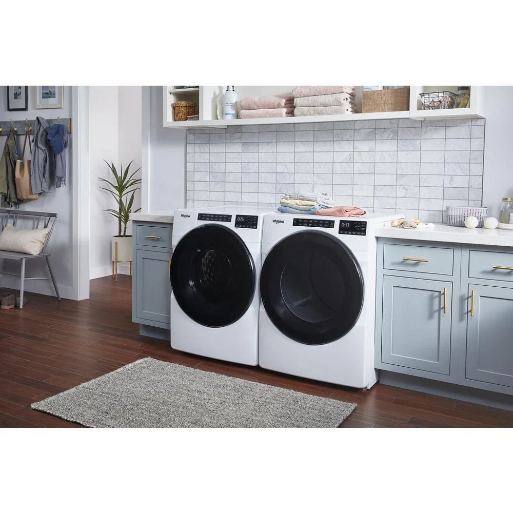 7.4 Cu. Ft. Electric Wrinkle Shield Dryer WED5605MW