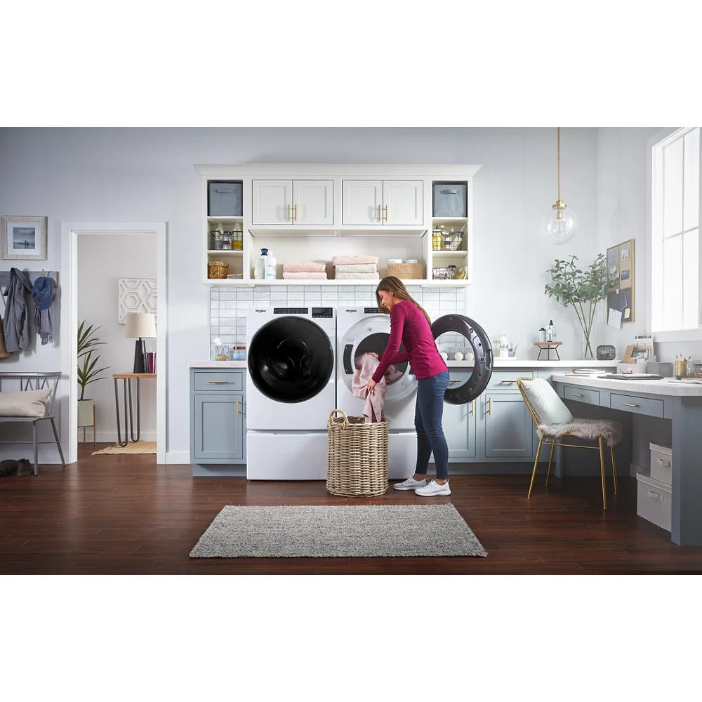 7.4 Cu. Ft. Electric Wrinkle Shield Dryer WED5605MW