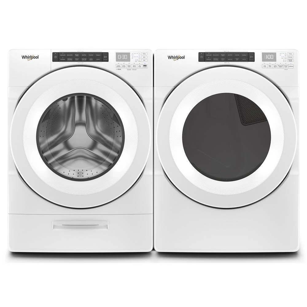 7.4 cu. ft. Front Load Electric Dryer with Intuitive Touch Controls WED5620HW