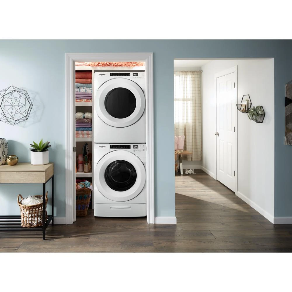 7.4 cu. ft. Front Load Electric Dryer with Intuitive Touch Controls WED5620HW