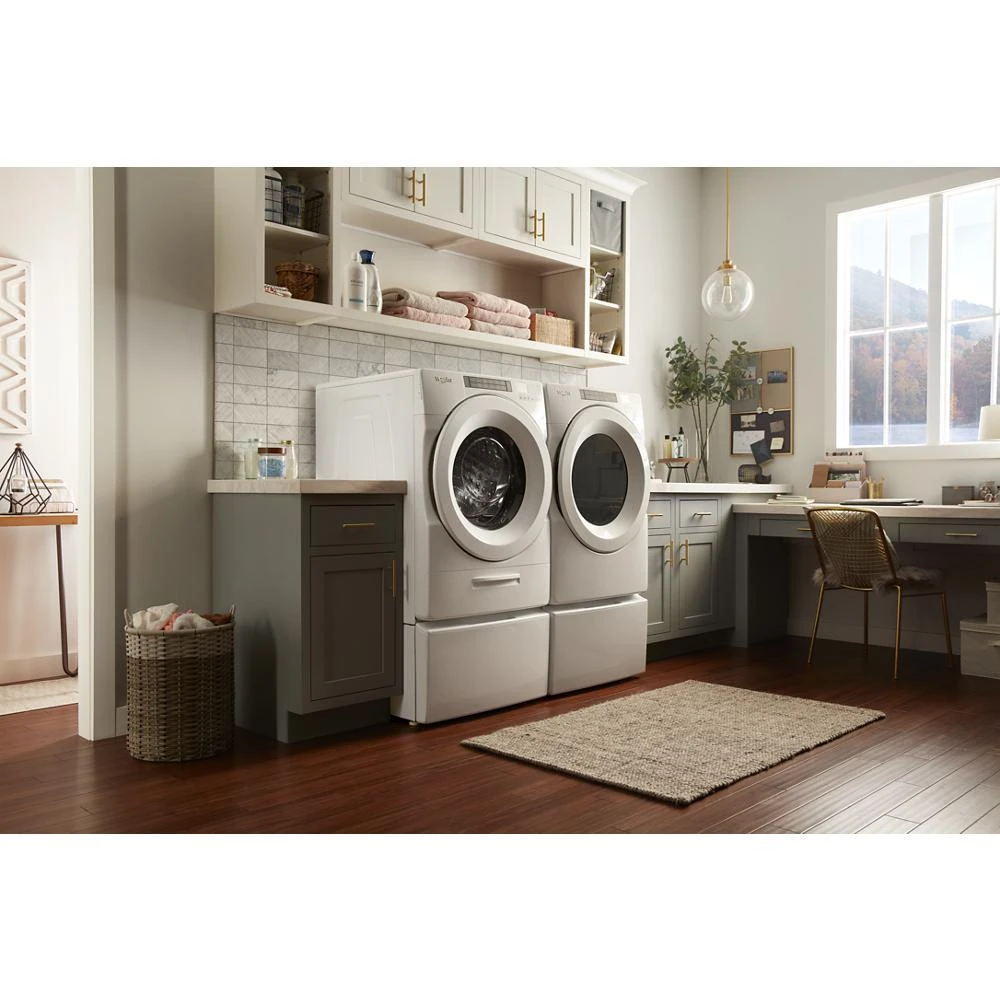 7.4 cu. ft. Front Load Electric Dryer with Intuitive Touch Controls WED5620HW