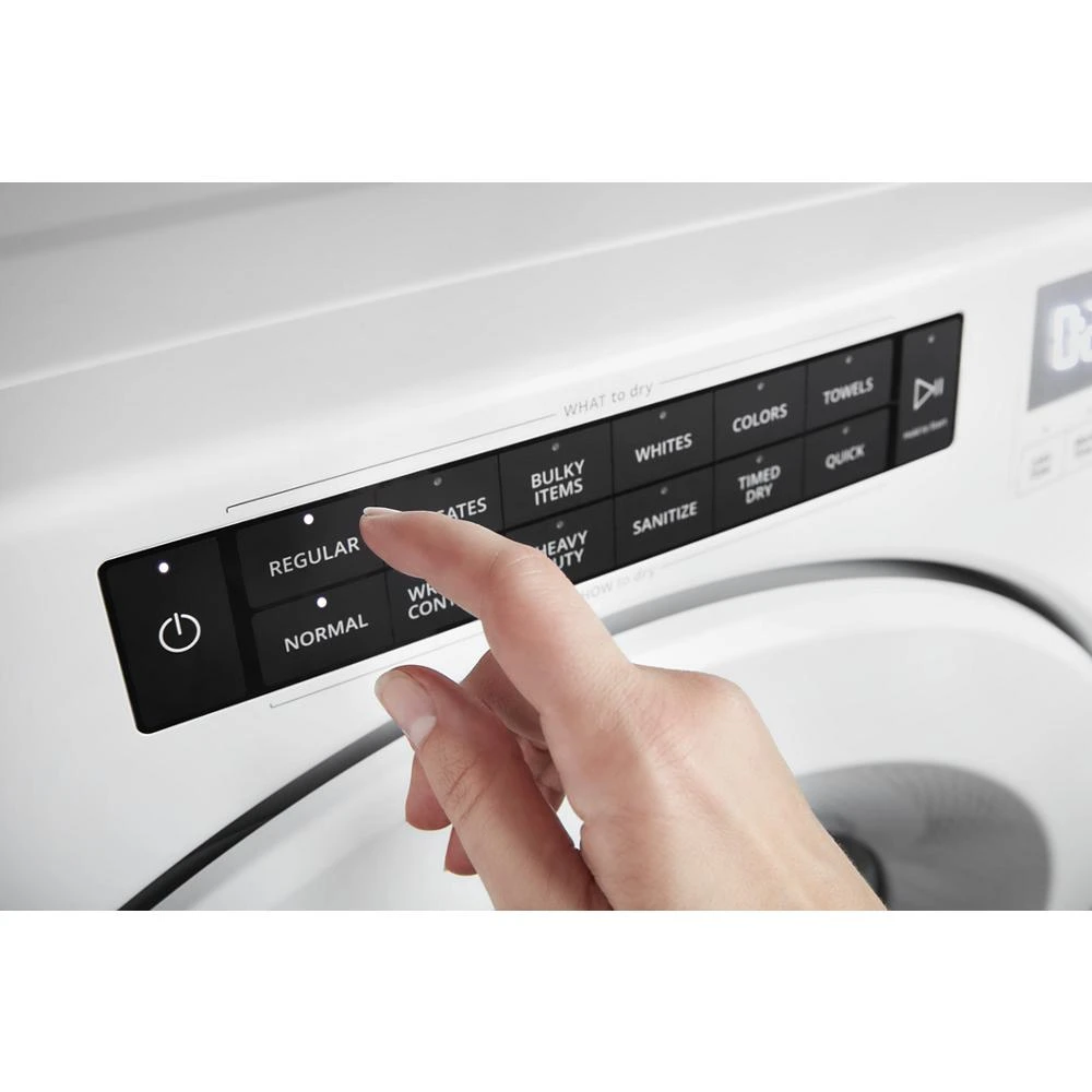 7.4 cu. ft. Front Load Electric Dryer with Intuitive Touch Controls WED5620HW