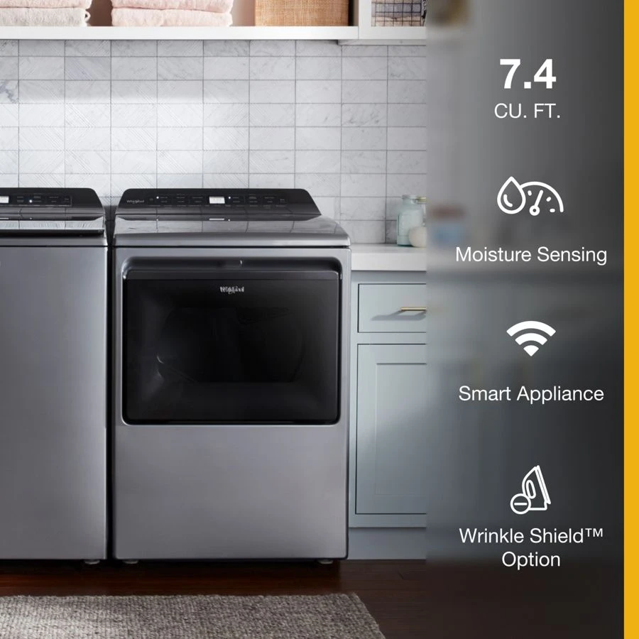 7.4 cu. ft. Smart Top Load Electric Dryer WED6120HC