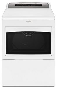 7.4 cu. ft. Top Load Electric Dryer with AccuDry Sensor Drying Technology WED7500GW