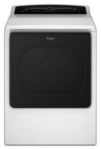 8.8 cu.ft Top Load HE Electric Dryer with Advanced Moisture Sensing, Intuitive Touch Controls WED8000DW